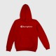 Champion Γυναικείο Hoodie Φούτερ Κόκκινο με Logo / Pre-Owned